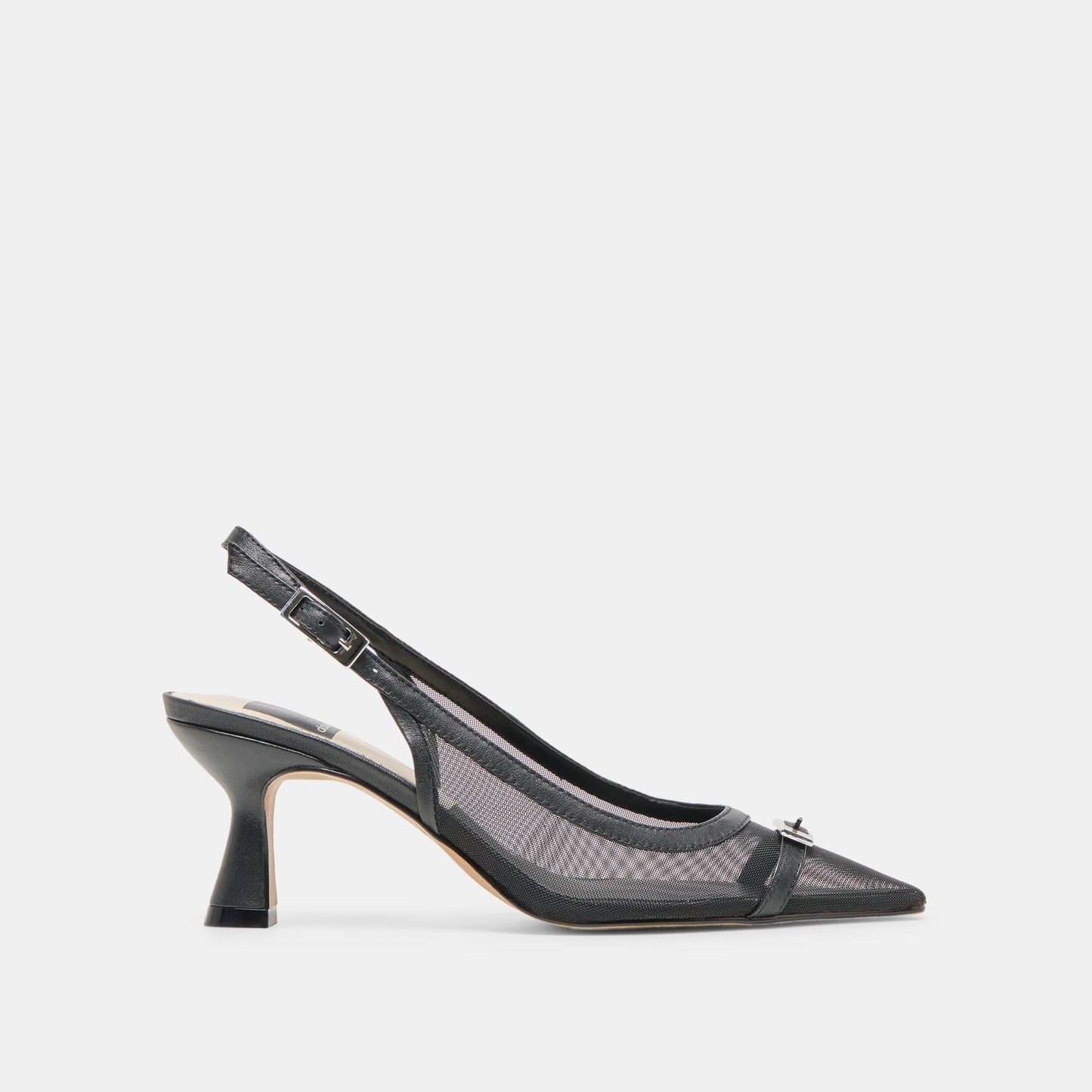 Lorine Onyx Mesh Heels - Dolce Vita