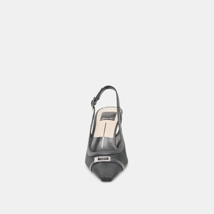 Lorine Onyx Mesh Heels - Dolce Vita