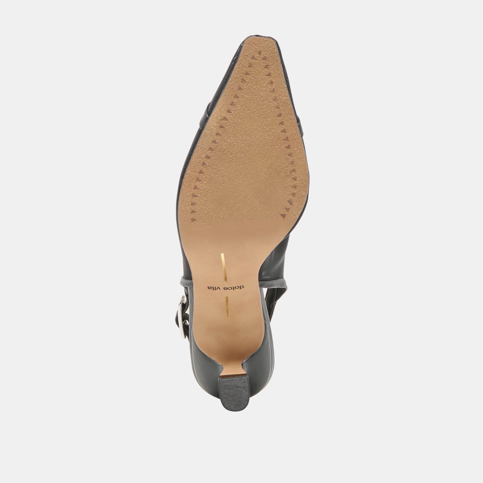 Lorine Onyx Mesh Heels - Dolce Vita