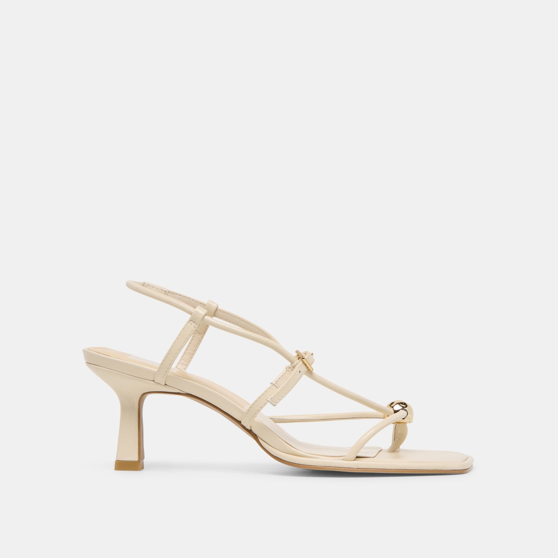 Mylee Creme Leather Heels - Dolce Vita