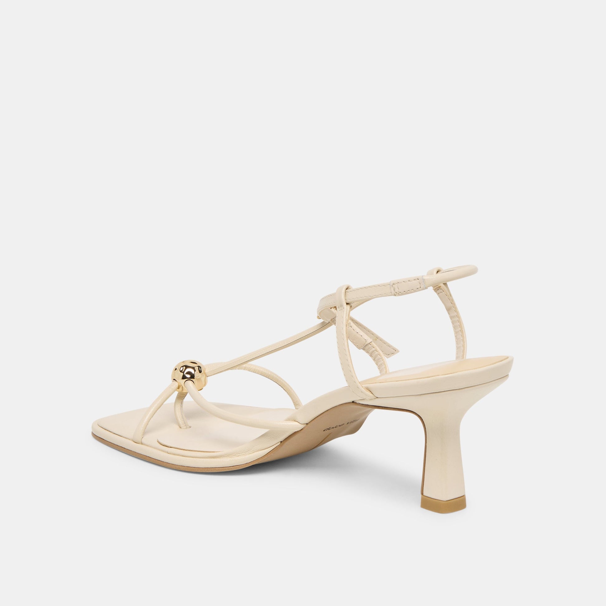 Mylee Creme Leather Heels - Dolce Vita