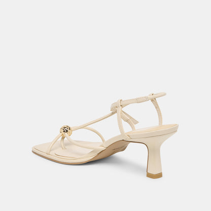Mylee Creme Leather Heels - Dolce Vita