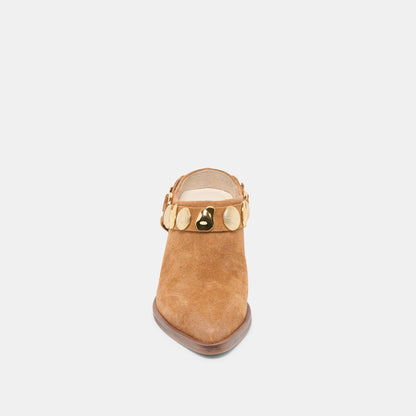 Kanyon Brown Suede Heels - Dolce Vita