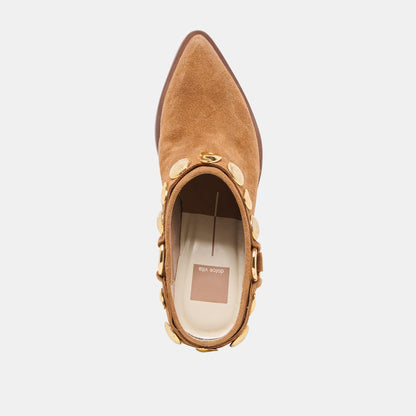 Kanyon Brown Suede Heels - Dolce Vita