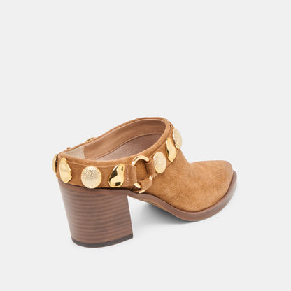 Kanyon Brown Suede Heels - Dolce Vita