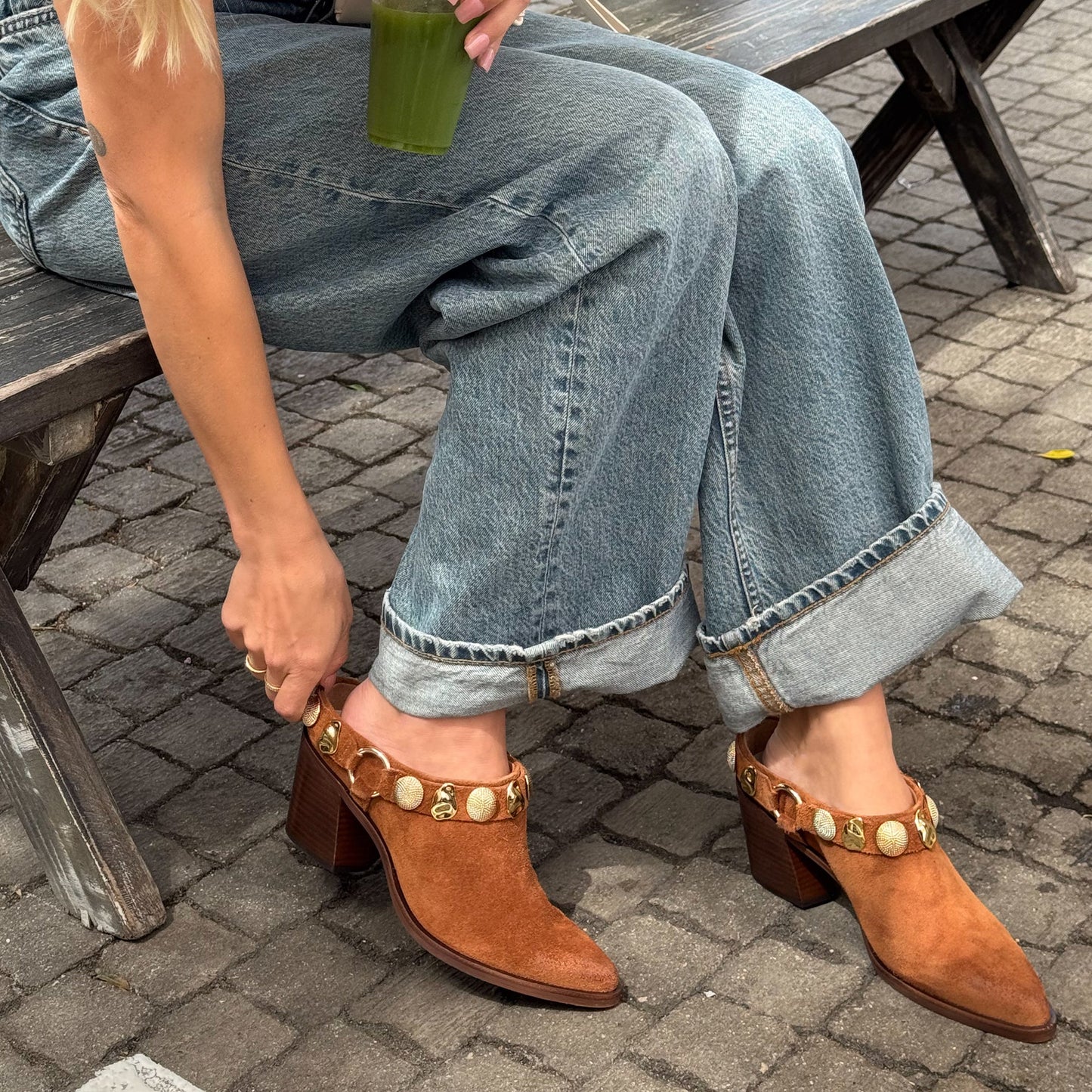 Kanyon Brown Suede Heels - Dolce Vita