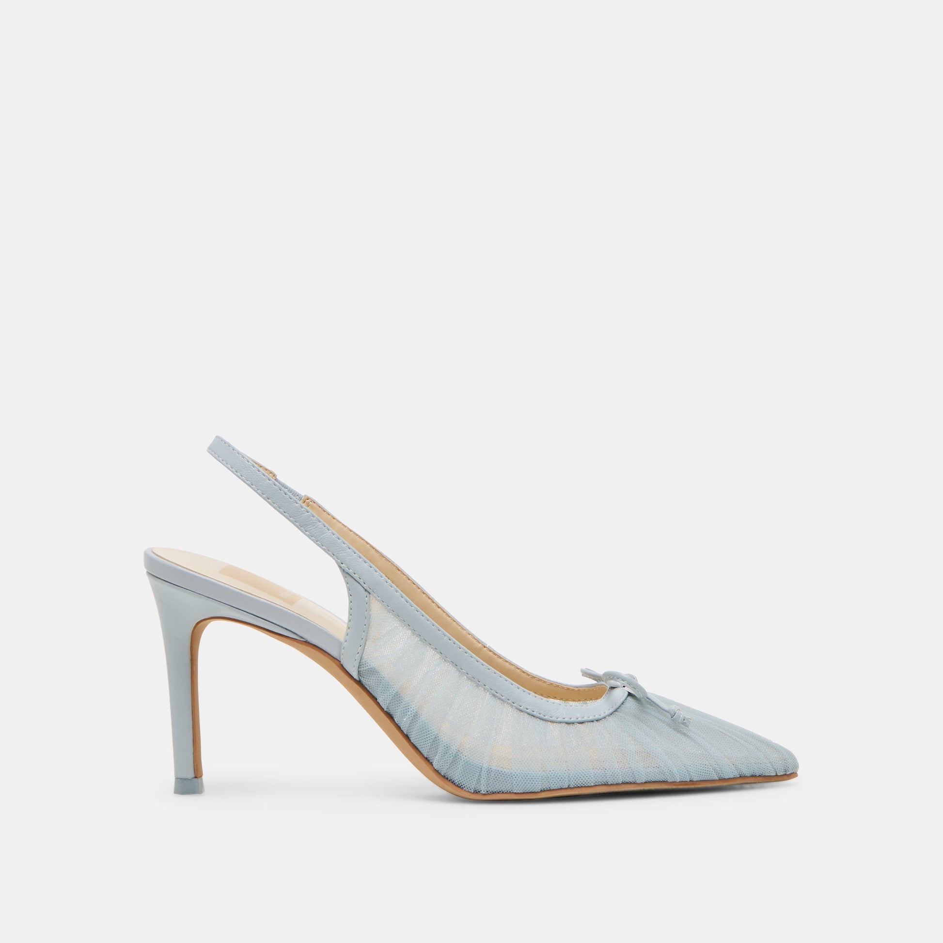 Yela Light Blue Tulle Heels - Dolce Vita