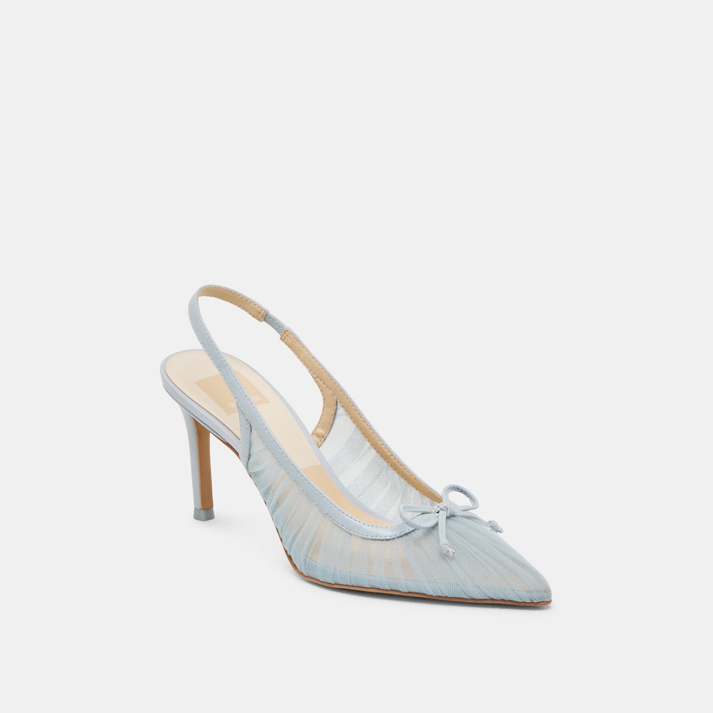 Yela Light Blue Tulle Heels - Dolce Vita