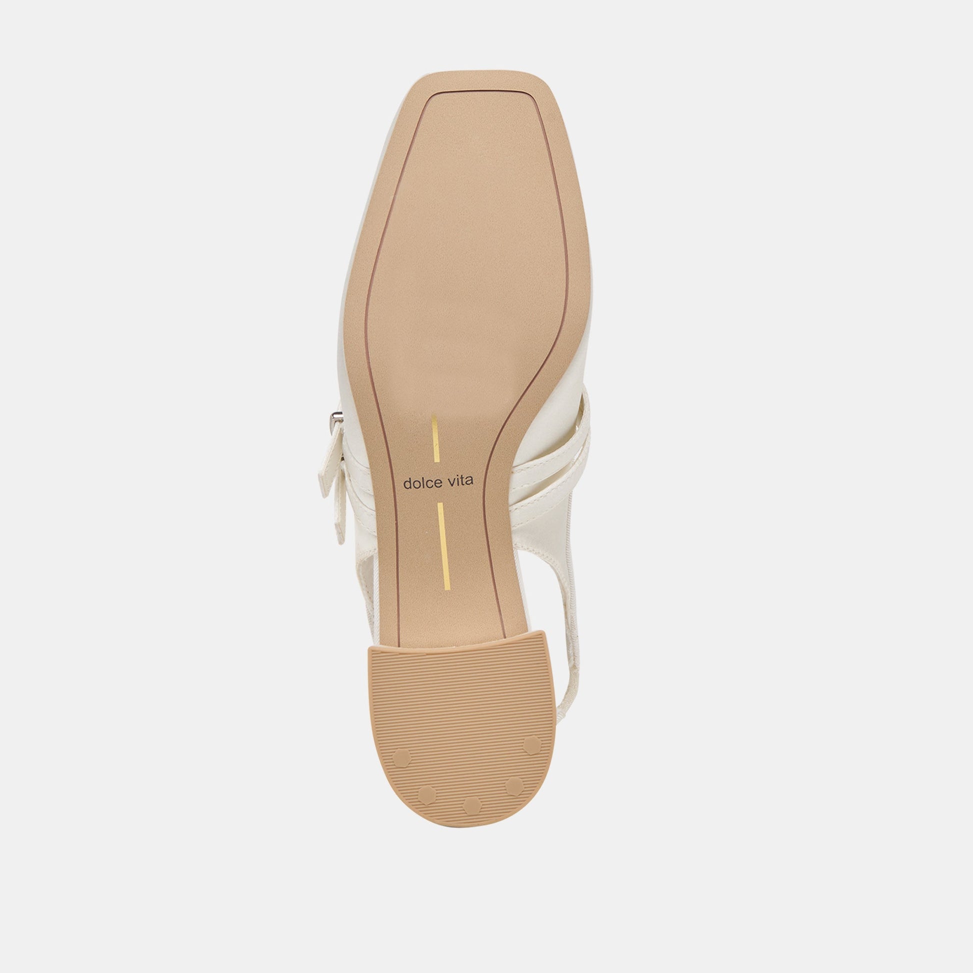 Loris True White Satin Heels - Dolce Vita