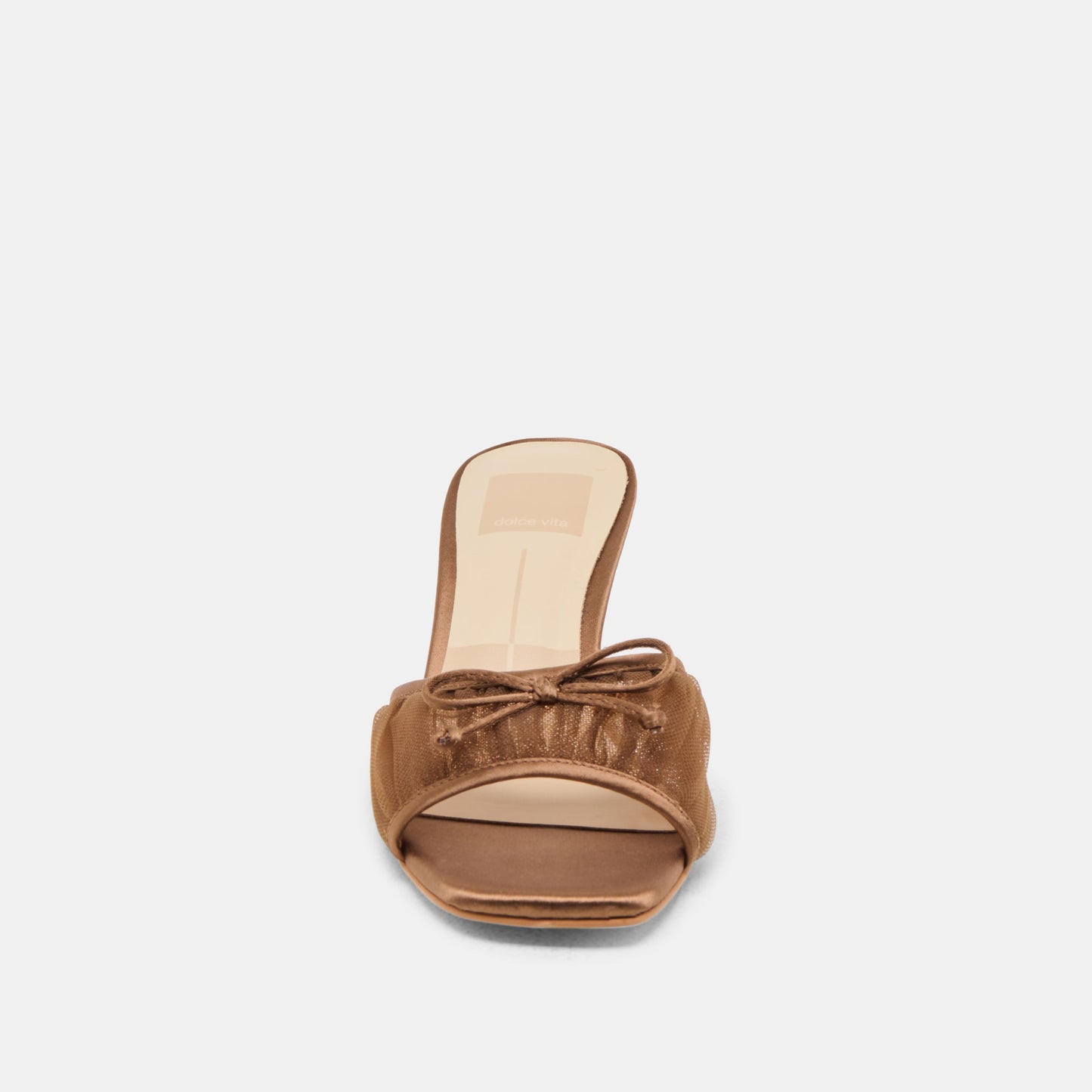 Galen Mid Brown Tulle Heels - Dolce Vita