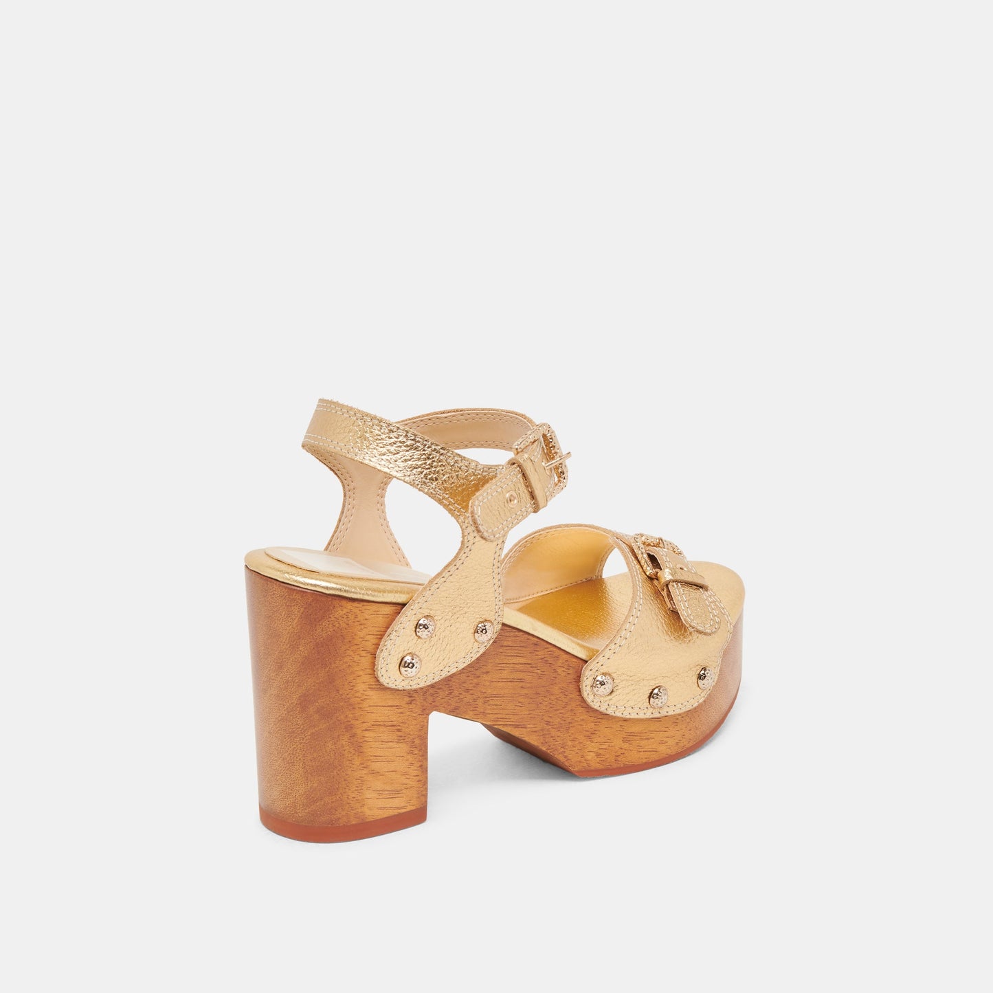 YANDY HEELS GOLD LEATHER - Dolce Vita