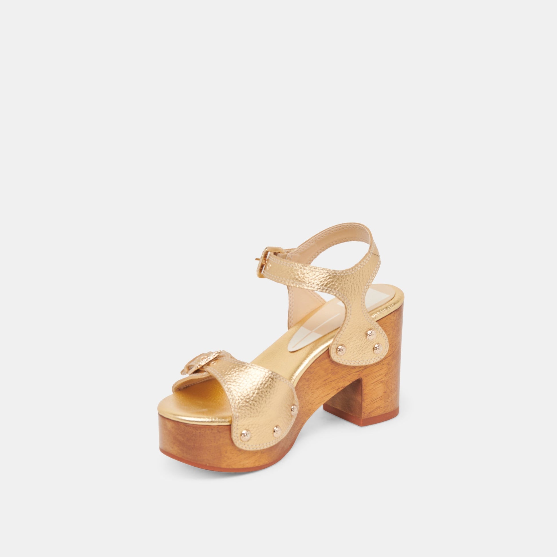 YANDY HEELS GOLD LEATHER - Dolce Vita
