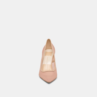Malory Lt Tan Mesh Heels - Dolce Vita