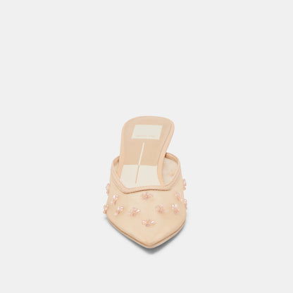 Clara French Vanilla Mesh Heels - Dolce Vita