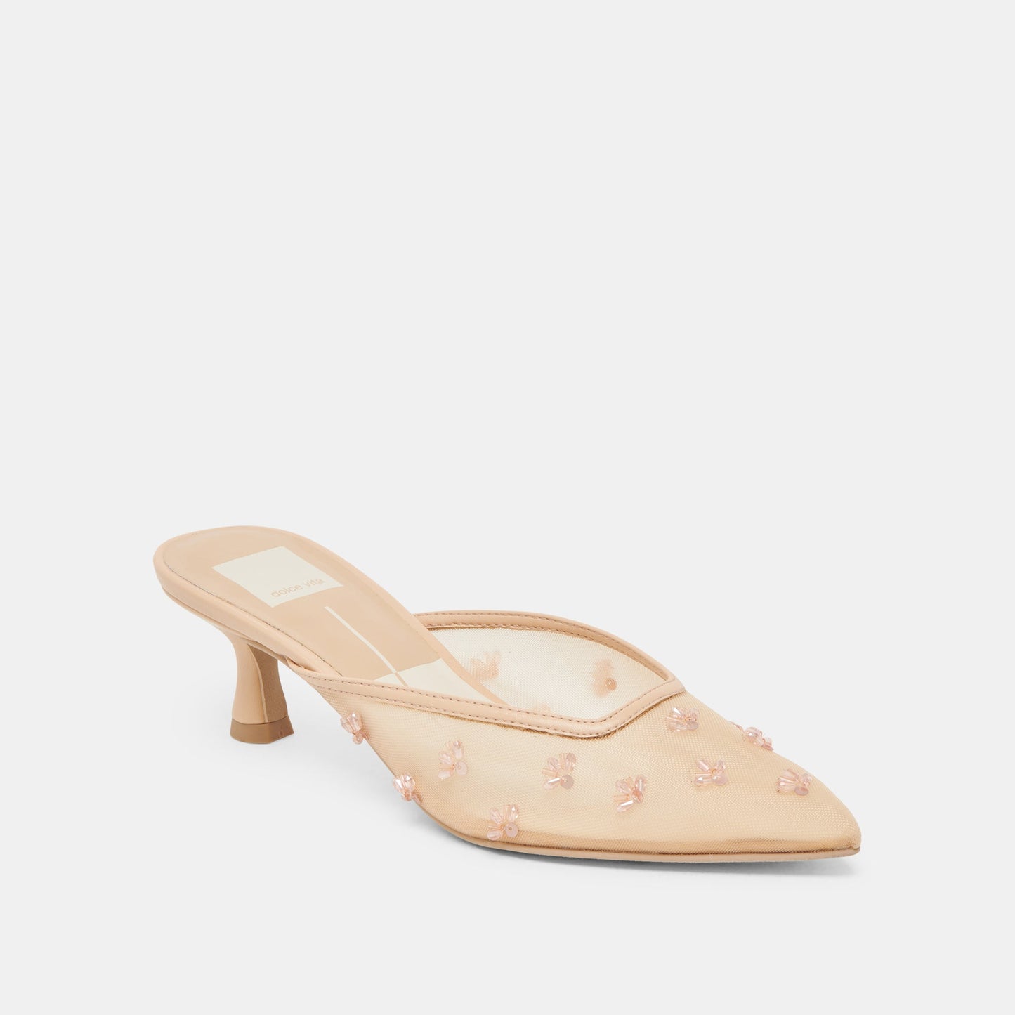 Clara French Vanilla Mesh Heels - Dolce Vita
