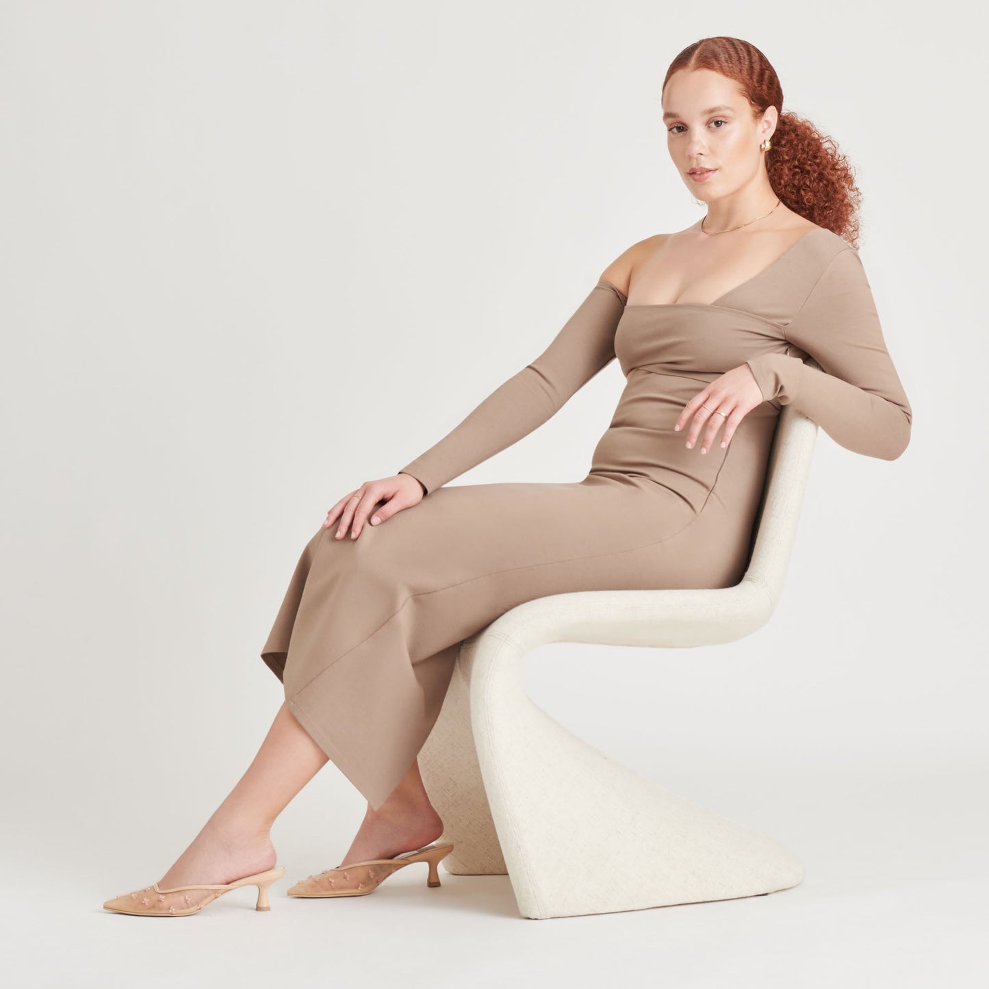 Clara French Vanilla Mesh Heels - Dolce Vita