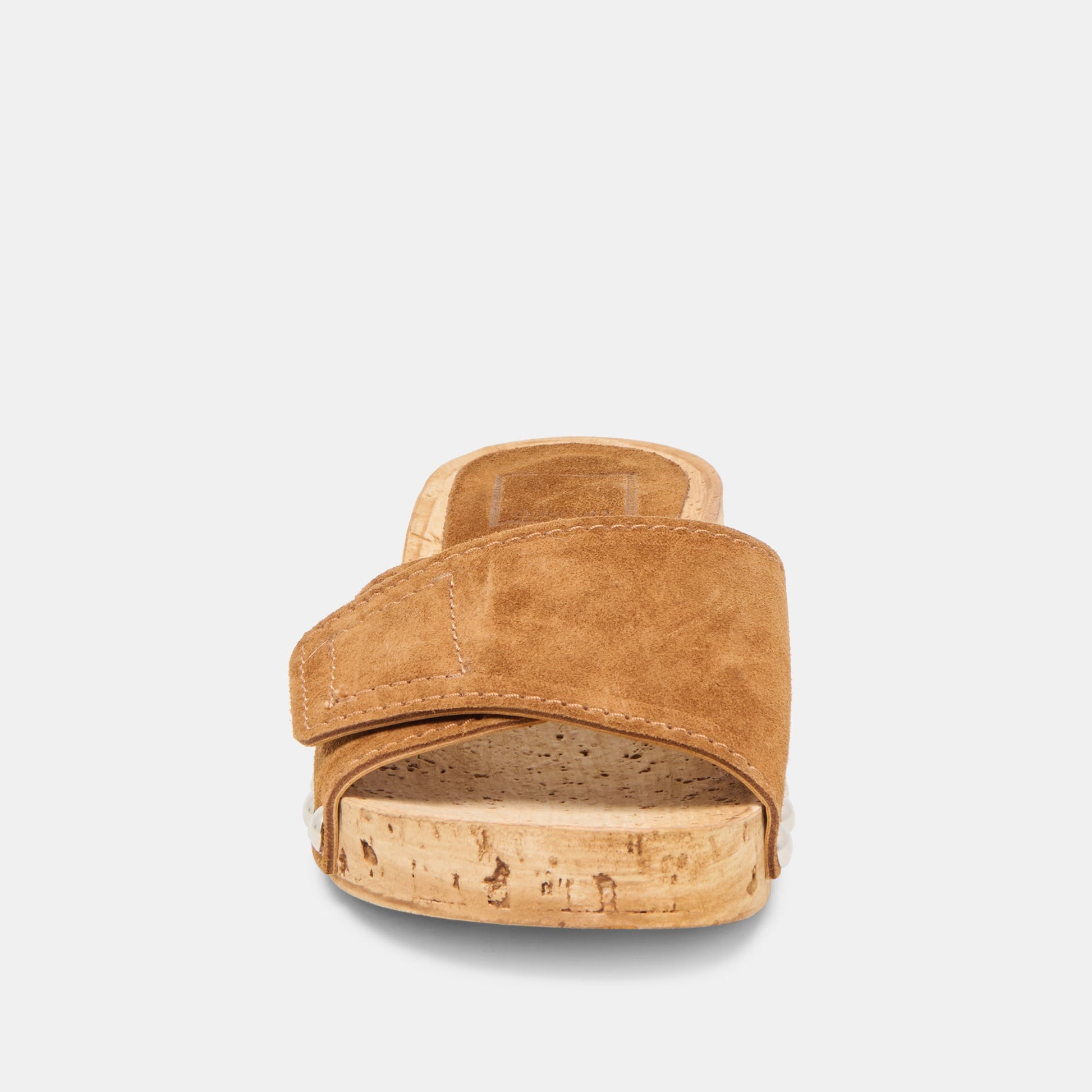 Sandy Chestnut Suede Sandals - Dolce Vita