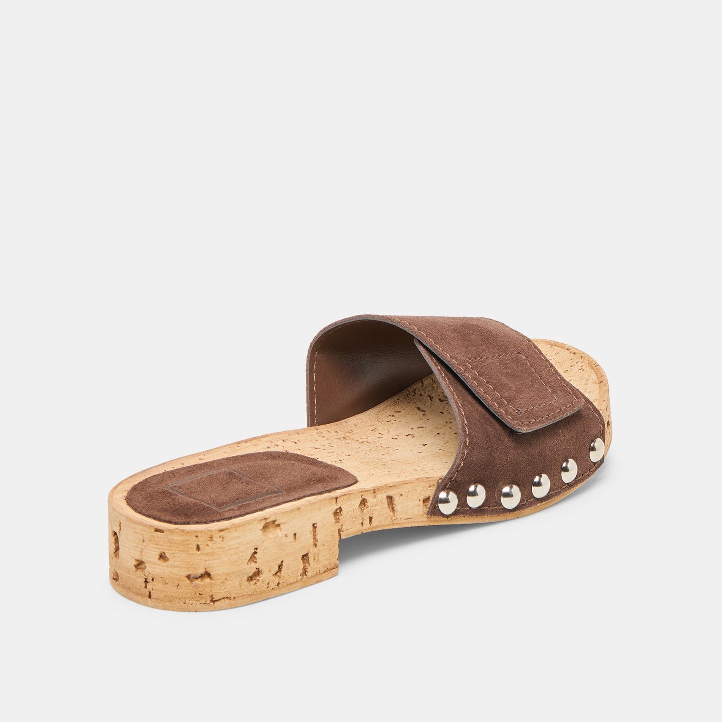 Sandy Dk Brown Suede Sandals - Dolce Vita