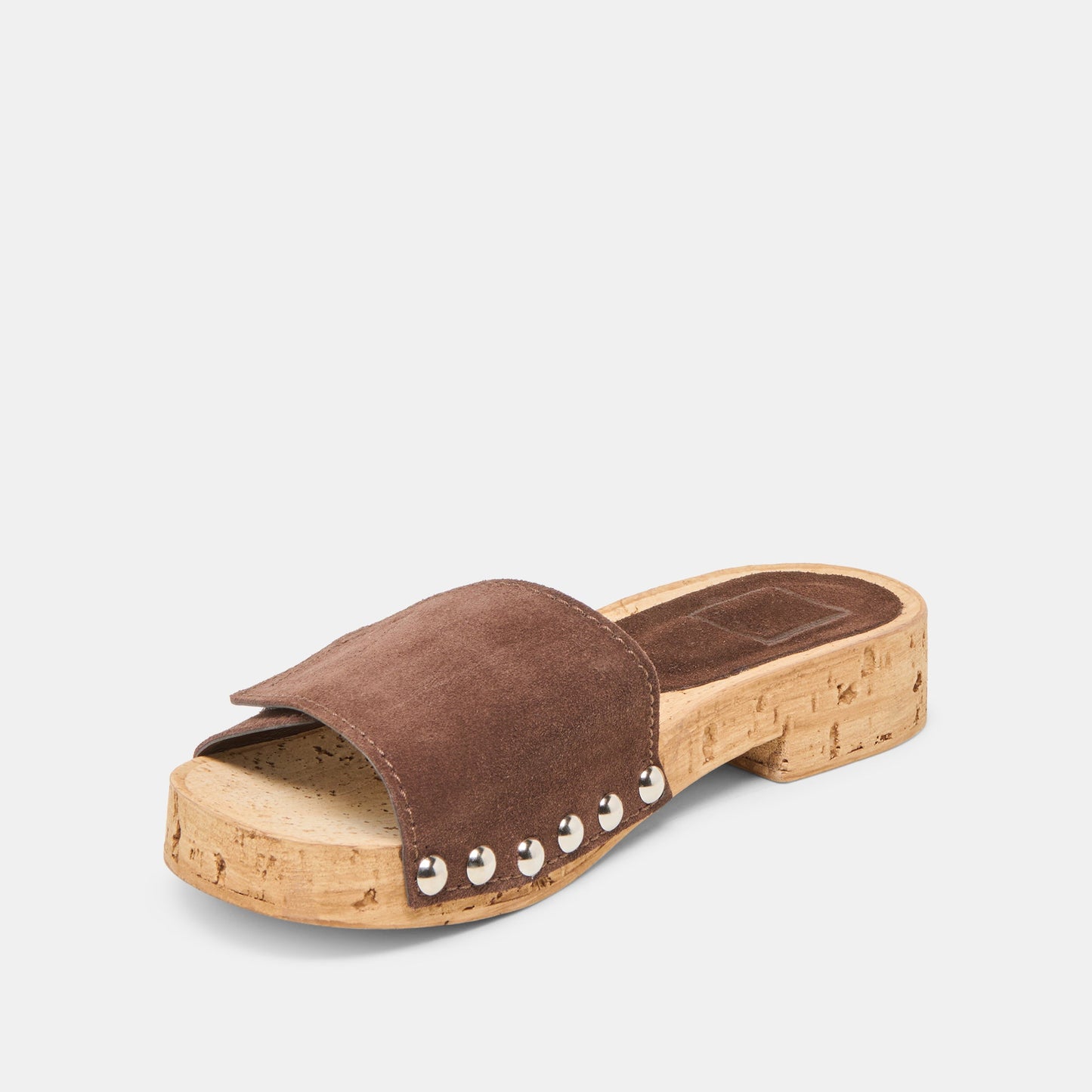 Sandy Dk Brown Suede Sandals - Dolce Vita