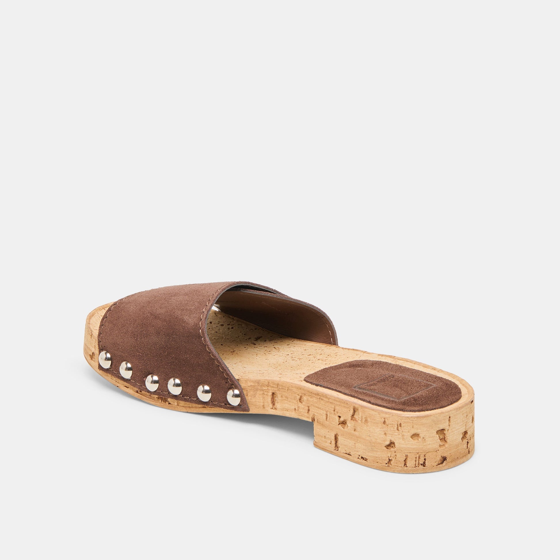 Sandy Dk Brown Suede Sandals - Dolce Vita
