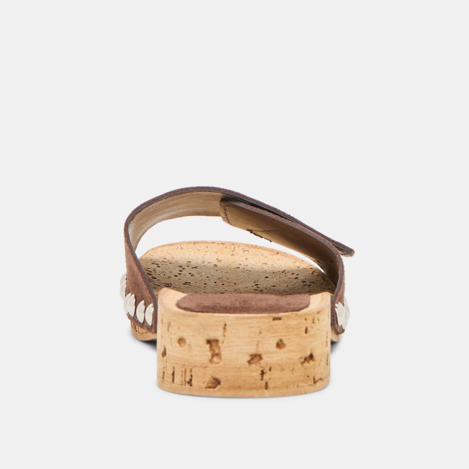 Sandy Dk Brown Suede Sandals - Dolce Vita
