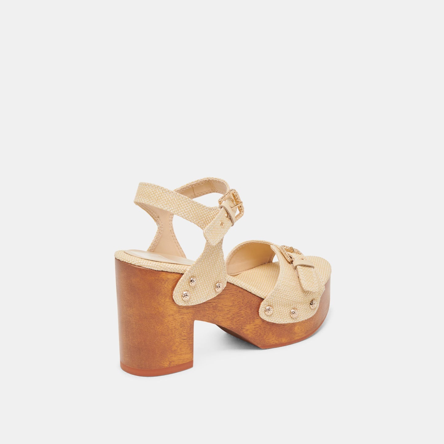YANDY HEELS LT NATURAL RAFFIA - Dolce Vita