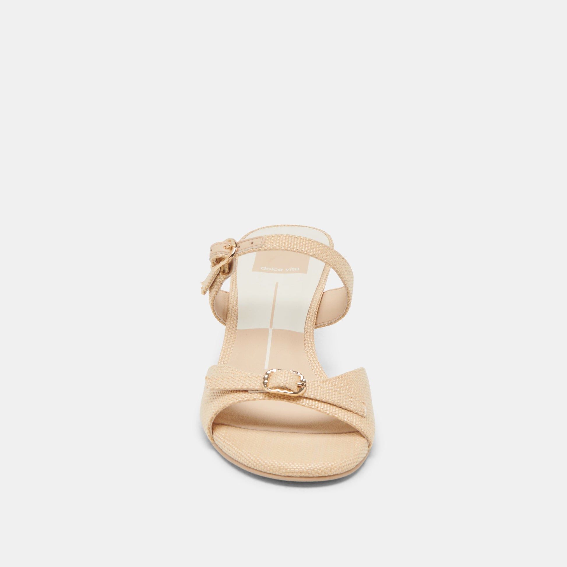 LORALI HEELS LT NATURAL RAFFIA - Dolce Vita