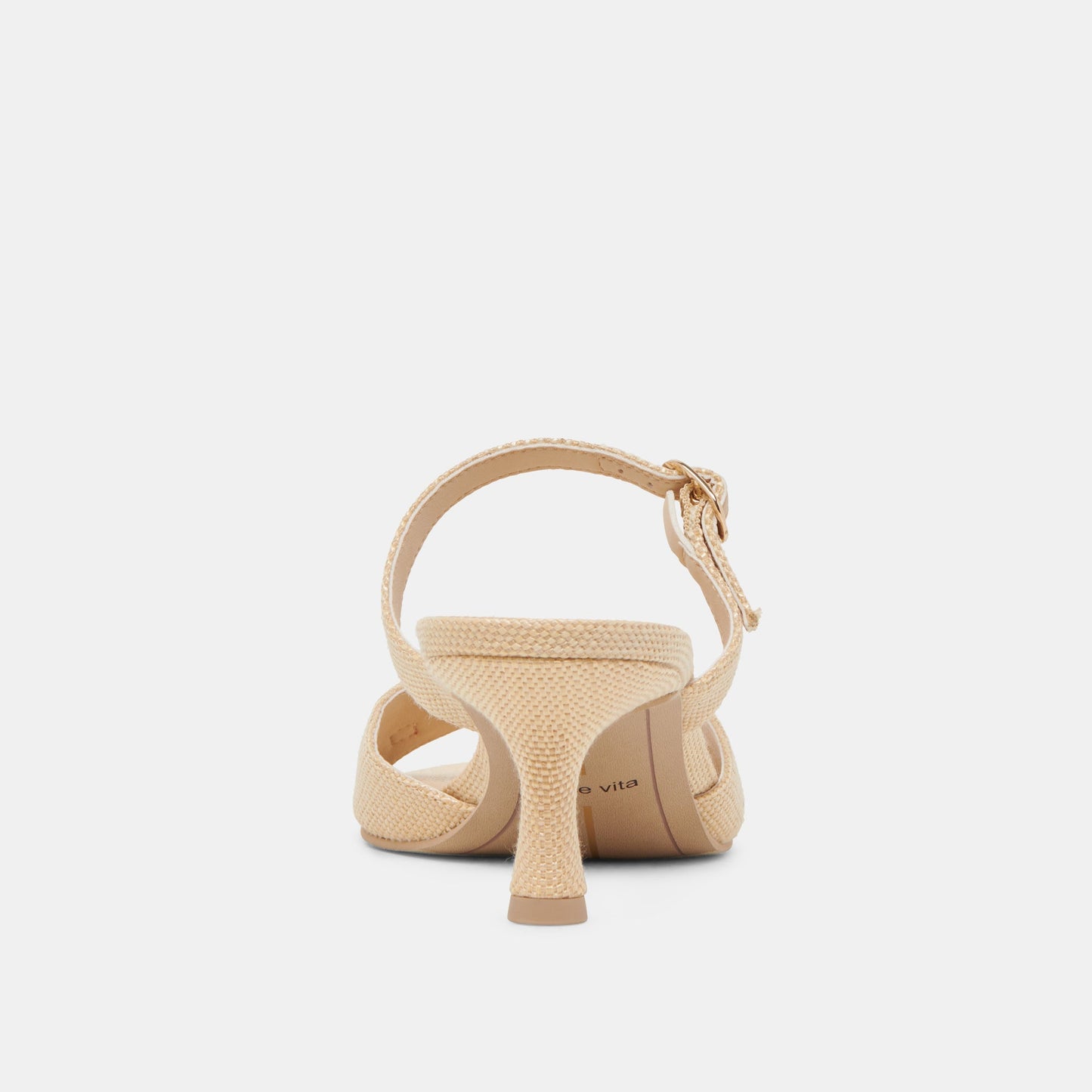 LORALI HEELS LT NATURAL RAFFIA - Dolce Vita