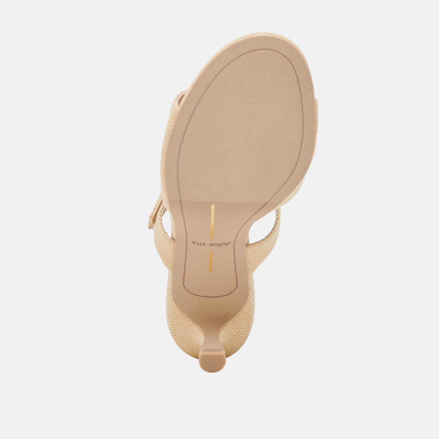 LORALI HEELS LT NATURAL RAFFIA - Dolce Vita