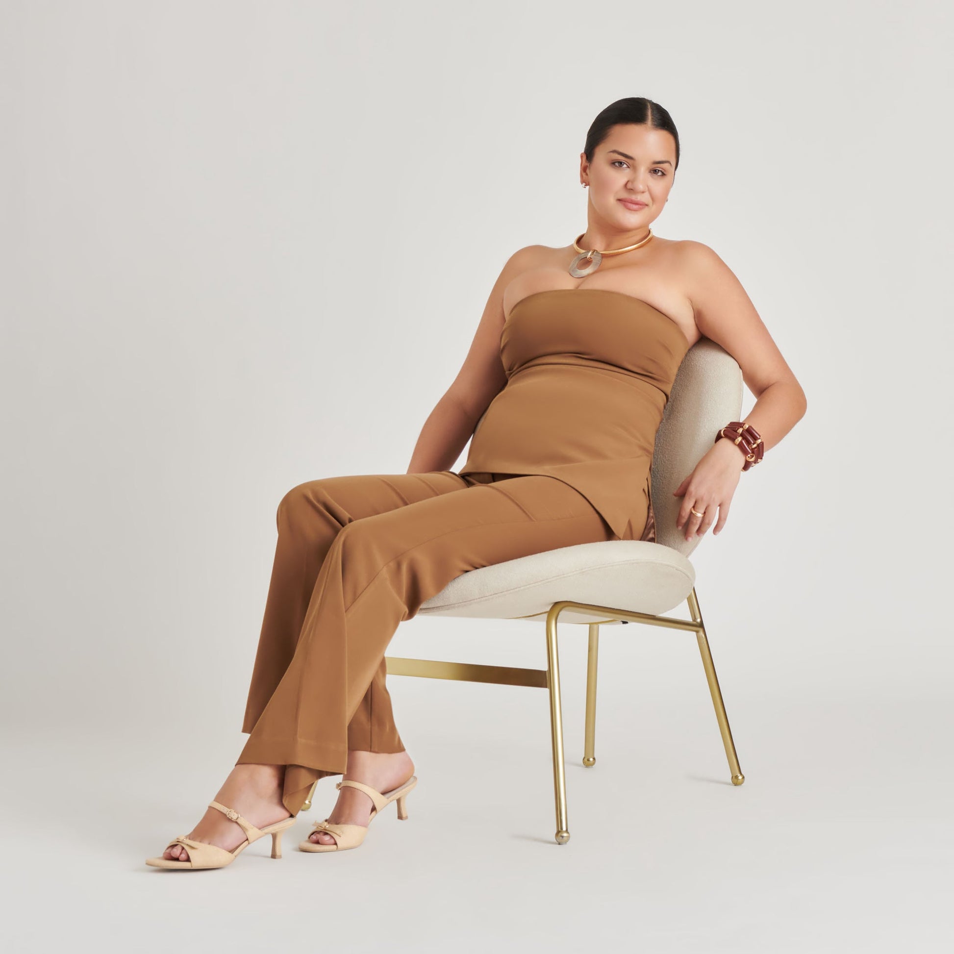 LORALI HEELS LT NATURAL RAFFIA - Dolce Vita