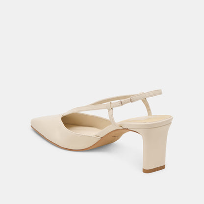 Ginay Bone Leather Heels - Dolce Vita