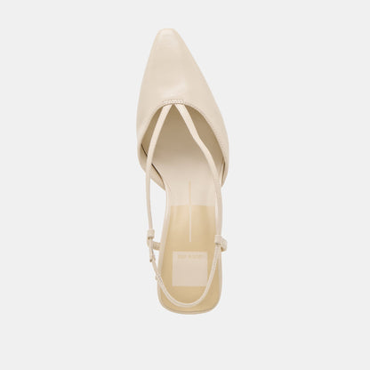 Ginay Bone Leather Heels - Dolce Vita