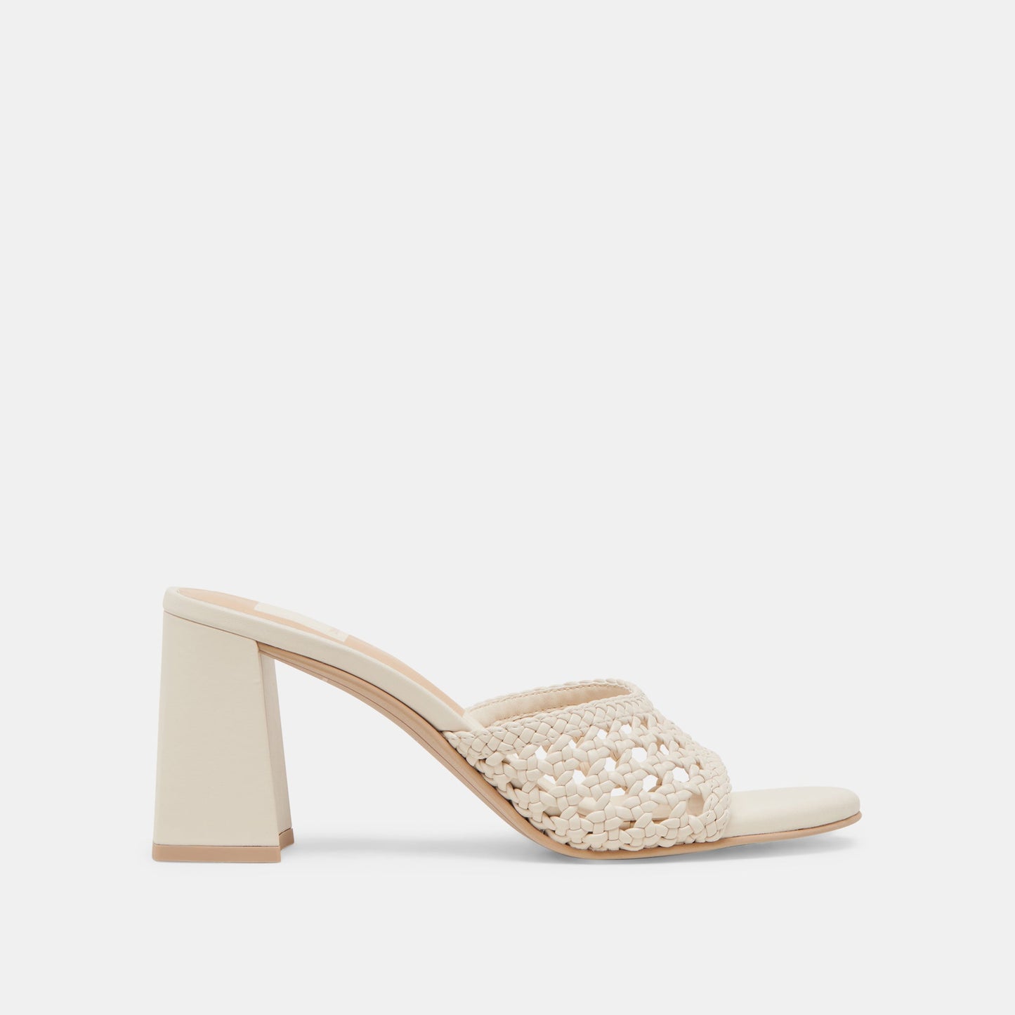 MARGOE HEELS CREME WOVEN STELLA - Dolce Vita