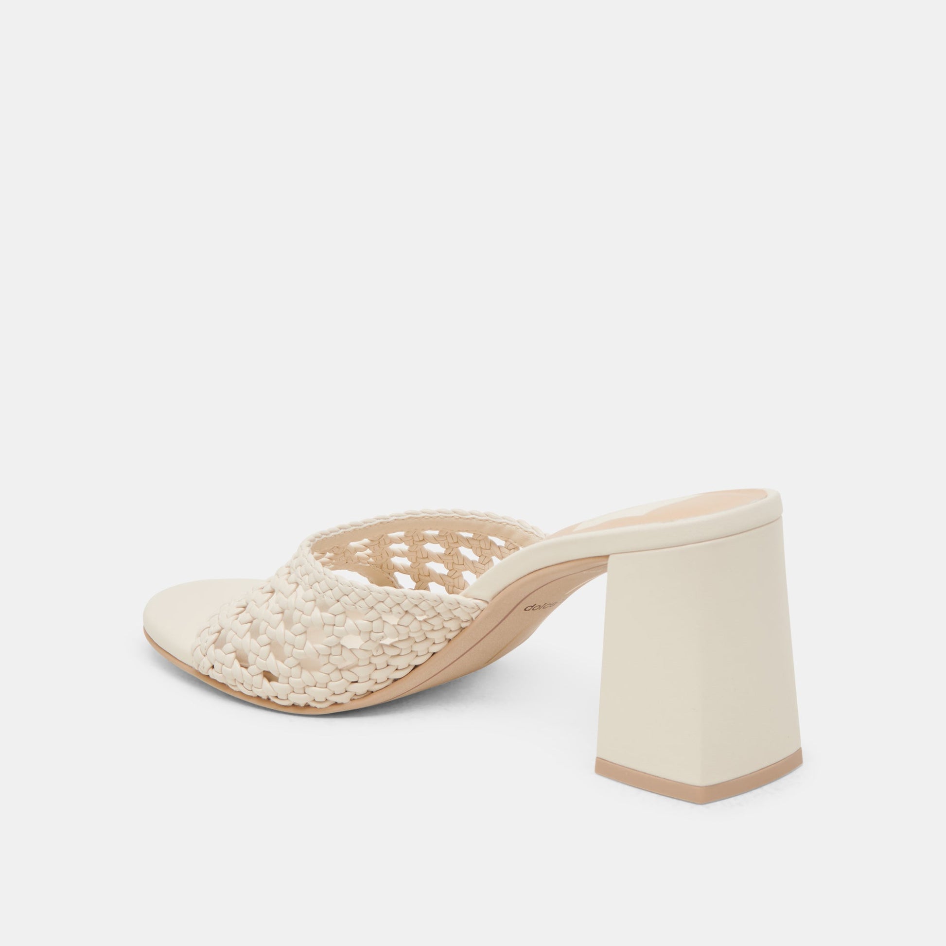 MARGOE HEELS CREME WOVEN STELLA - Dolce Vita