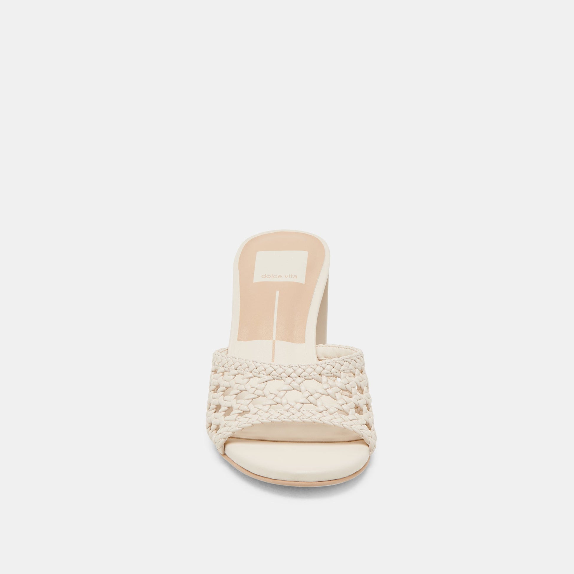 MARGOE HEELS CREME WOVEN STELLA - Dolce Vita