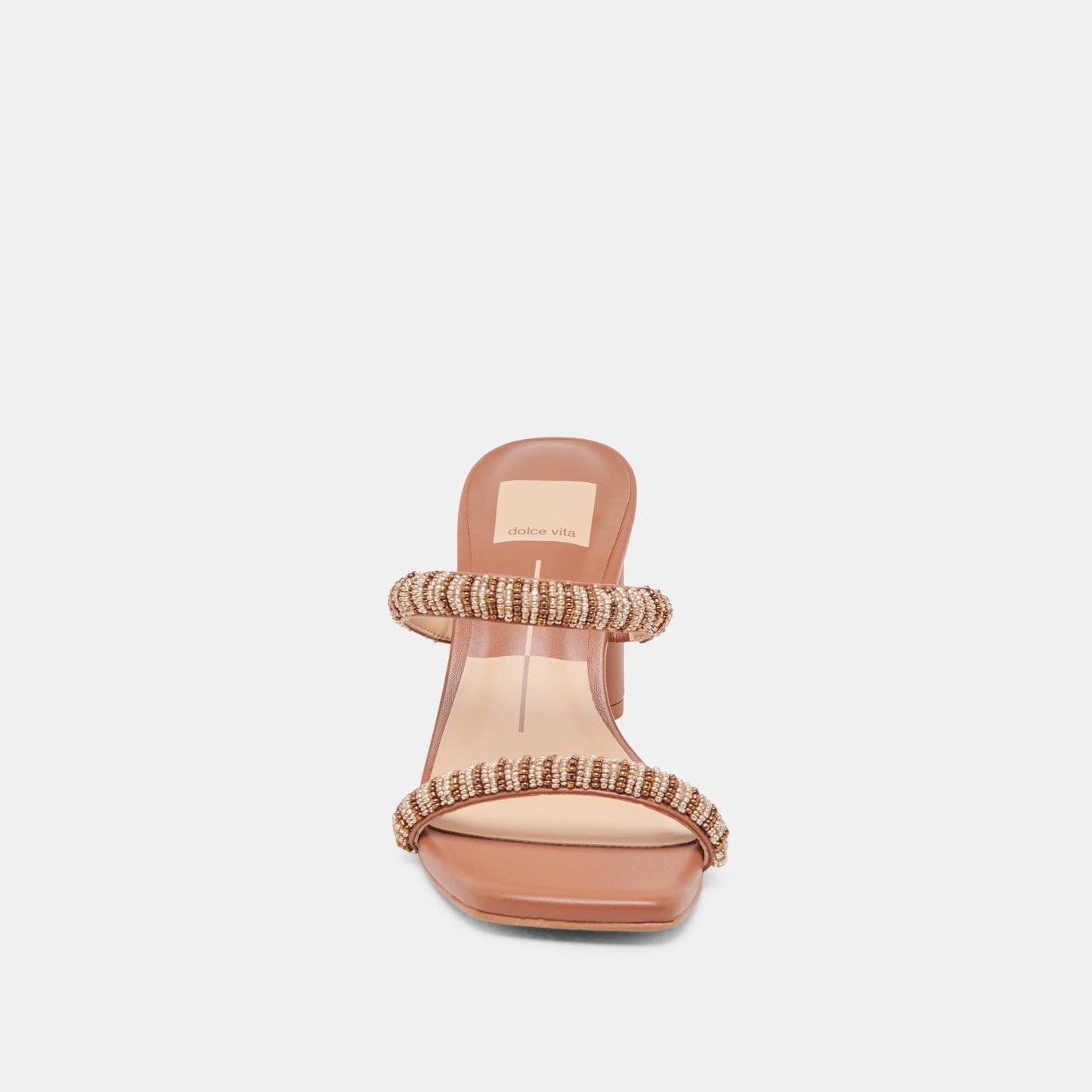 NOLAH HEELS TAN MULTI BEADS - Dolce Vita