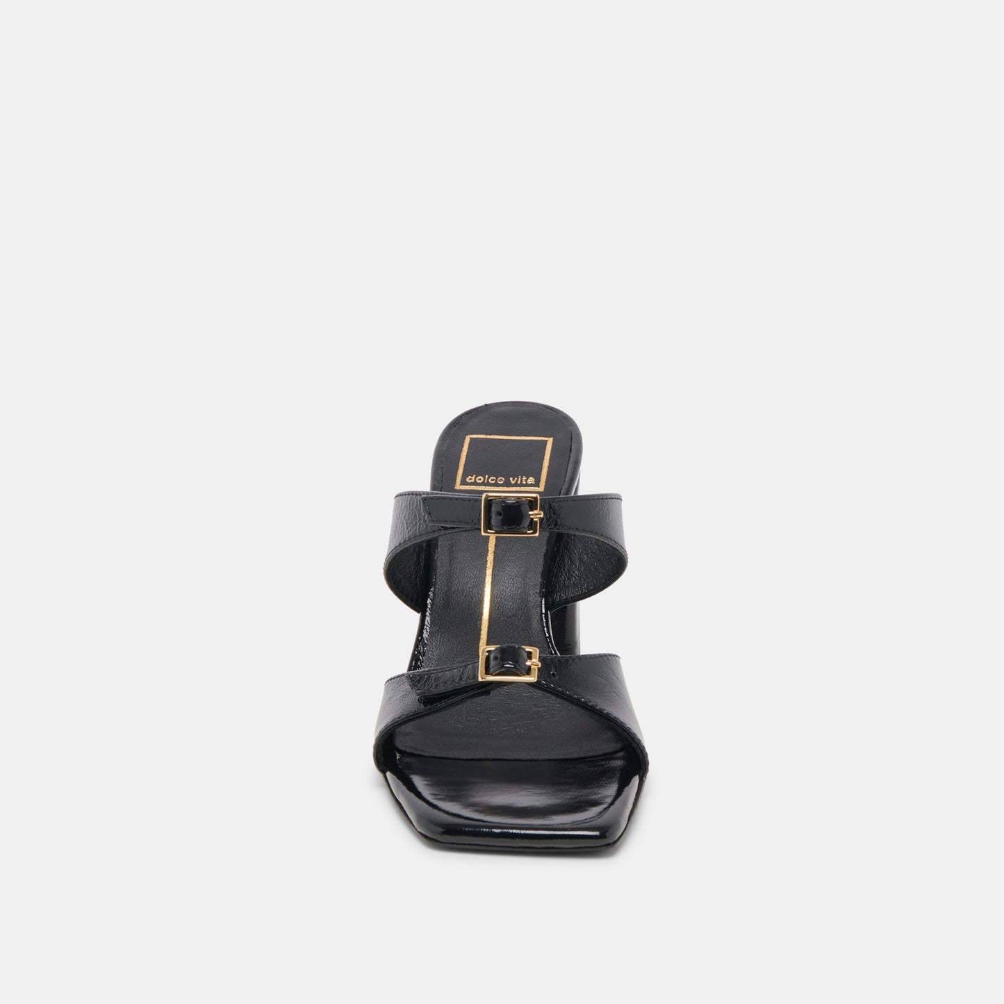 SHANE HEELS MIDNIGHT CRINKLE PATENT - Dolce Vita