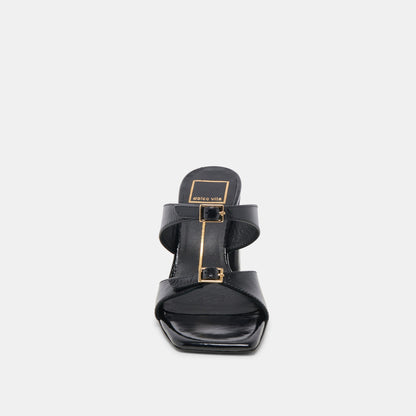SHANE HEELS MIDNIGHT CRINKLE PATENT - Dolce Vita