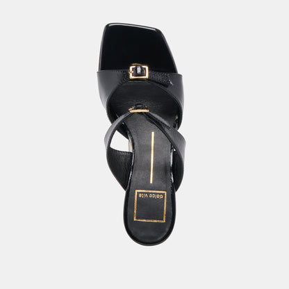 SHANE HEELS MIDNIGHT CRINKLE PATENT - Dolce Vita
