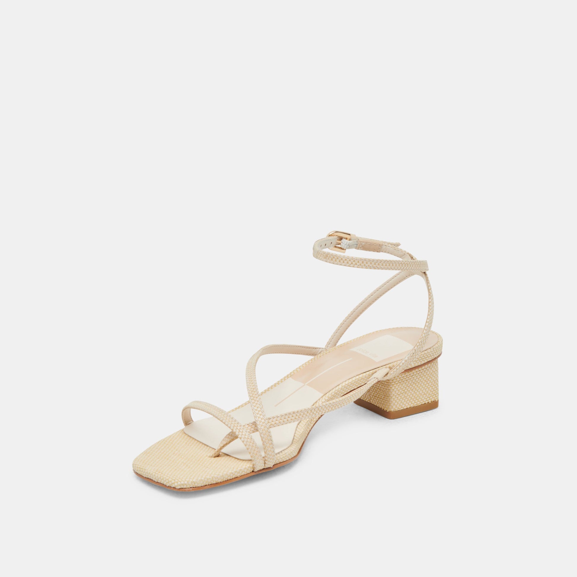 KARLOS SANDALS NATURAL WOVEN RAFFIA - Dolce Vita