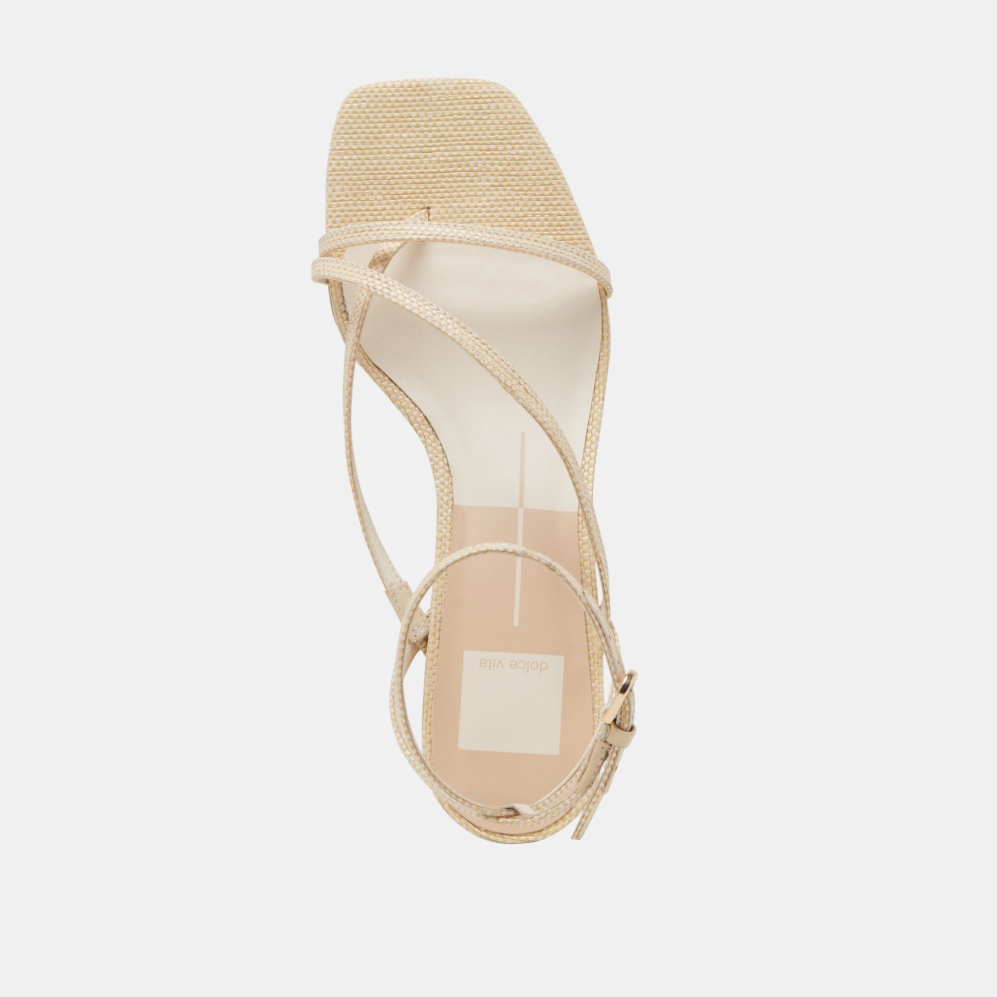 KARLOS SANDALS NATURAL WOVEN RAFFIA - Dolce Vita