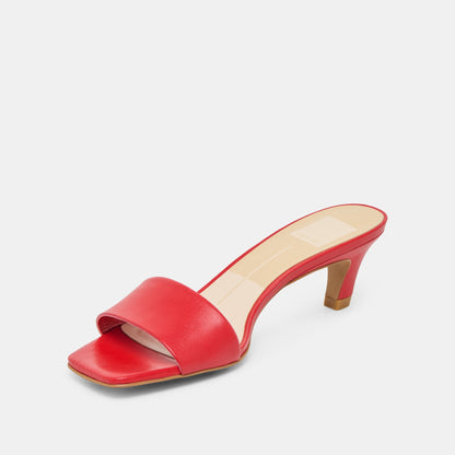 Rexa Chili Leather Heels - Dolce Vita