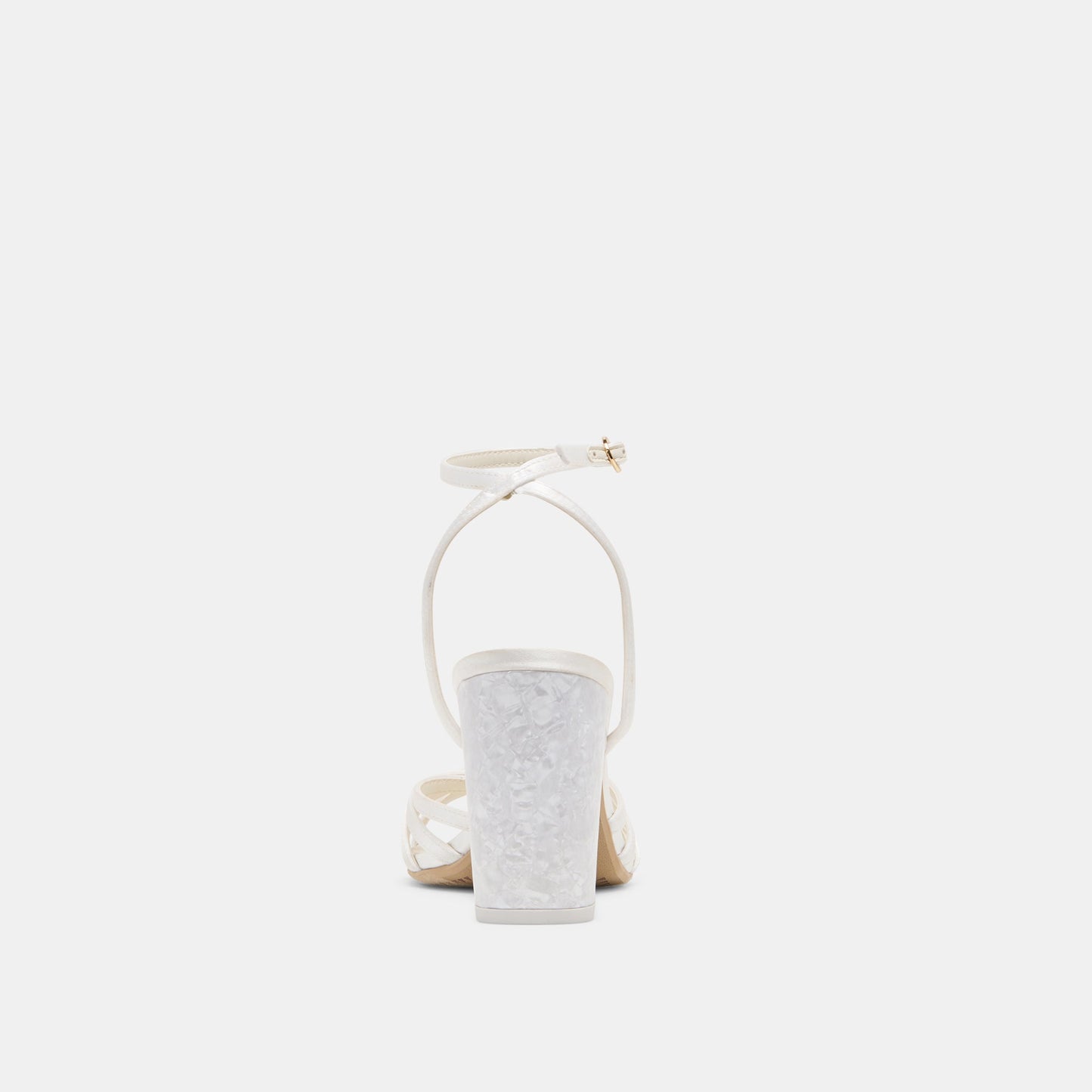 Ronica True White Satin Heels - Dolce Vita
