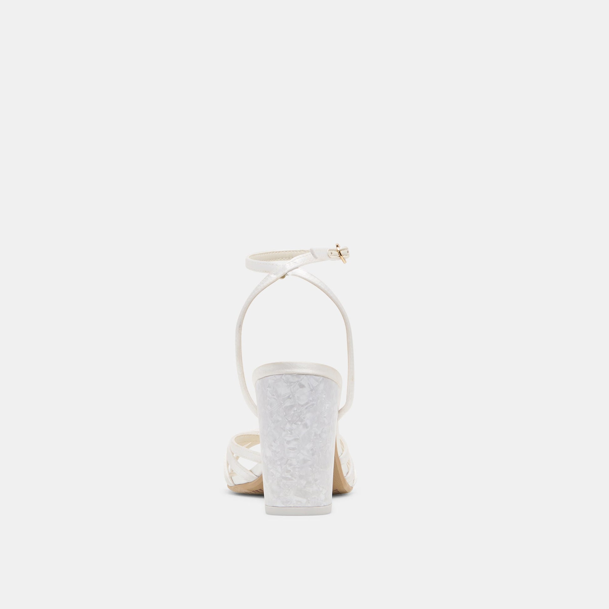 Ronica True White Satin Heels - Dolce Vita