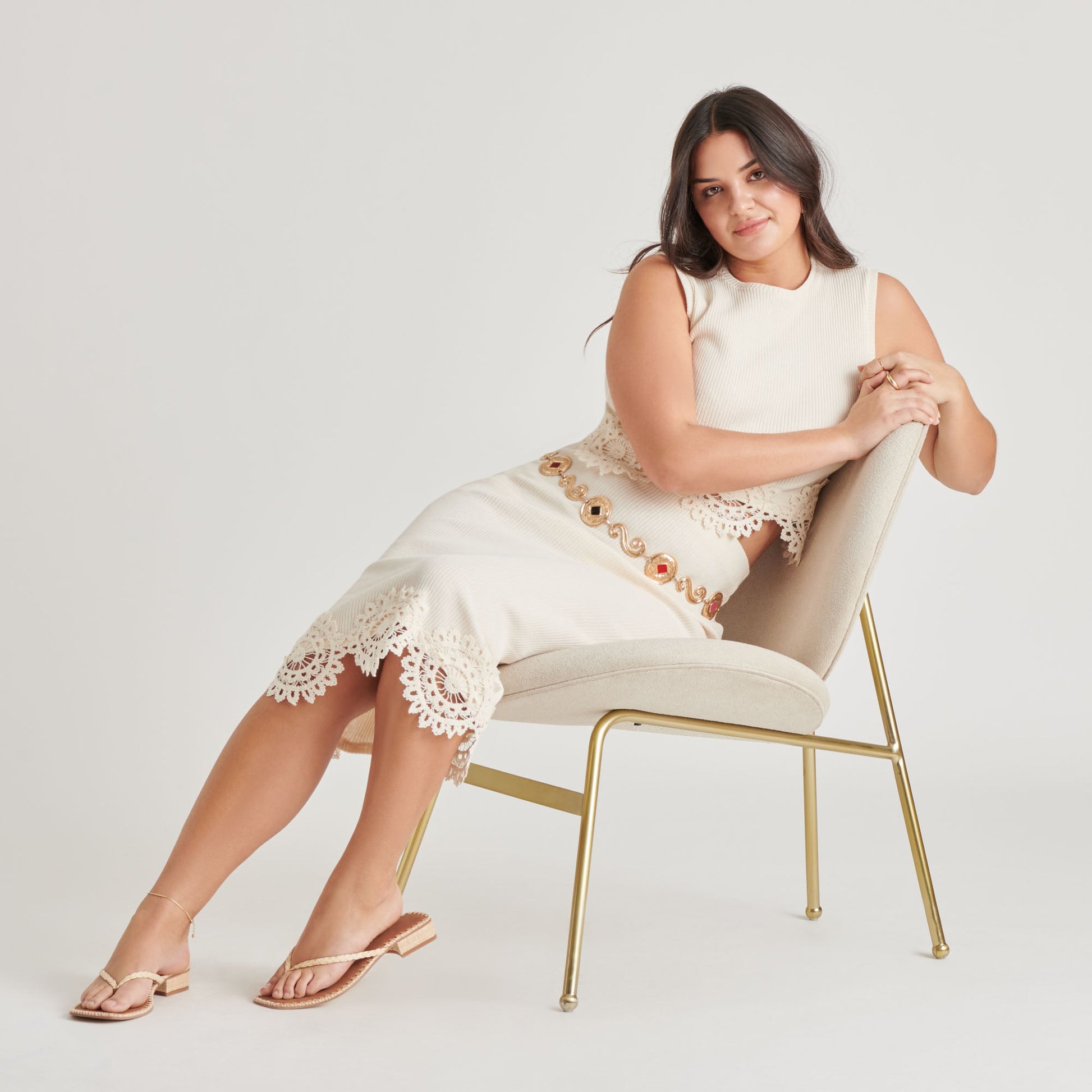 BARTY SANDALS LT NATURAL RAFFIA - Dolce Vita