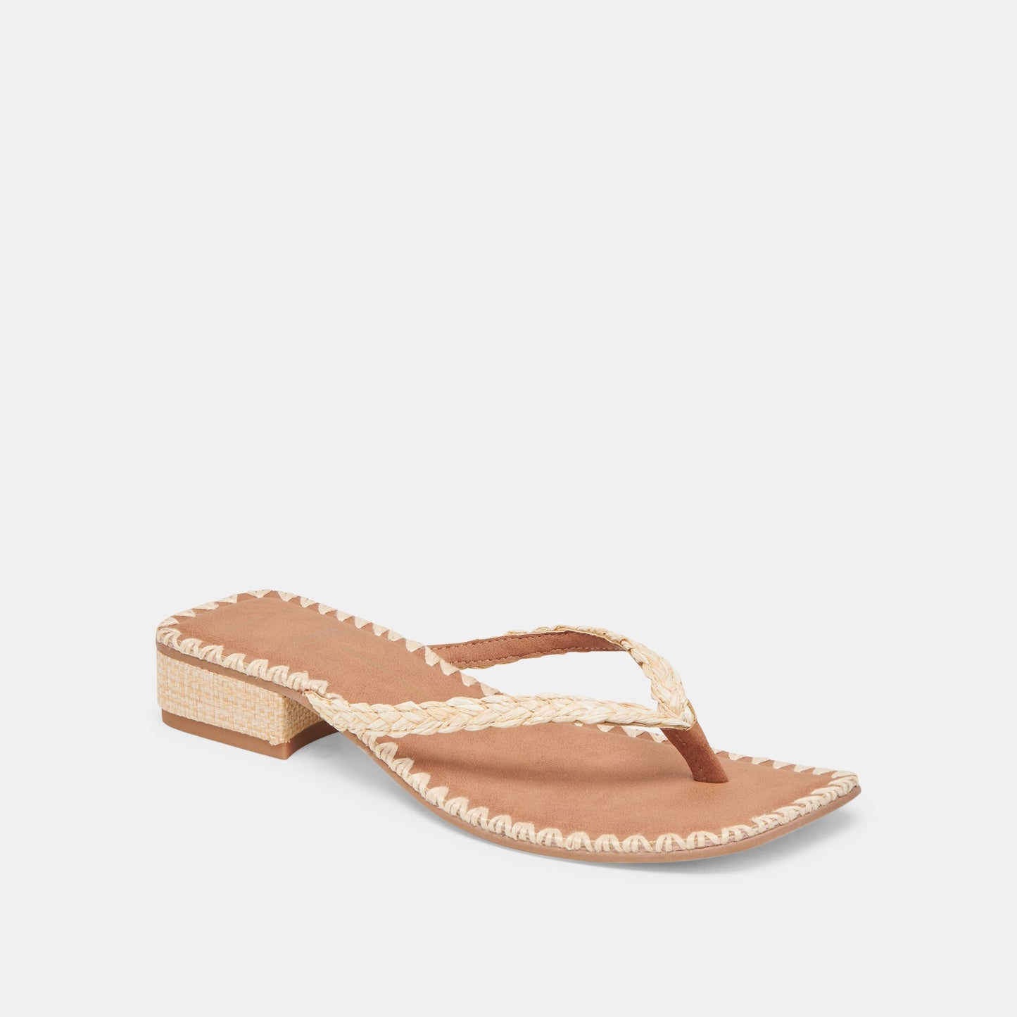 BARTY SANDALS LT NATURAL RAFFIA - Dolce Vita