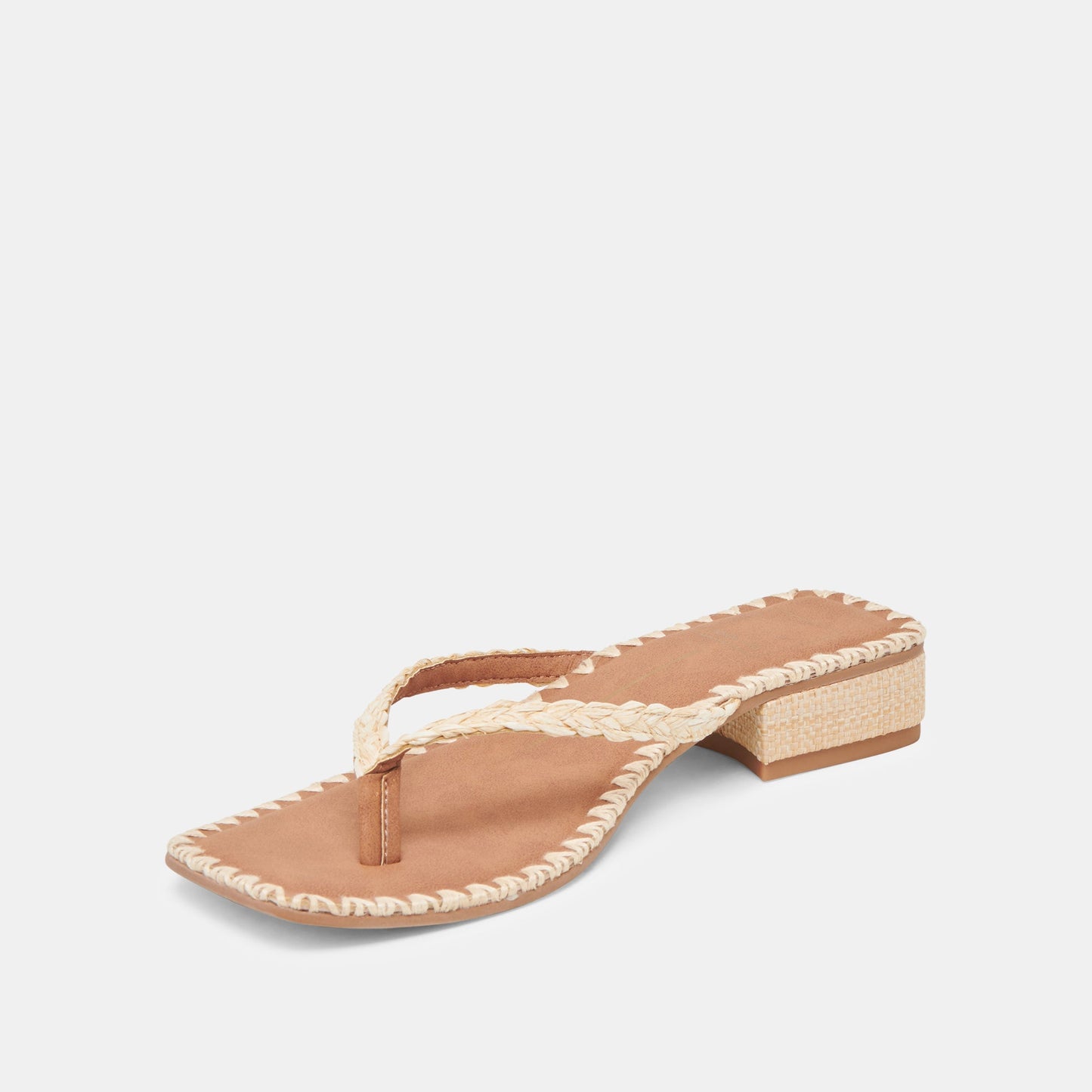 BARTY SANDALS LT NATURAL RAFFIA - Dolce Vita