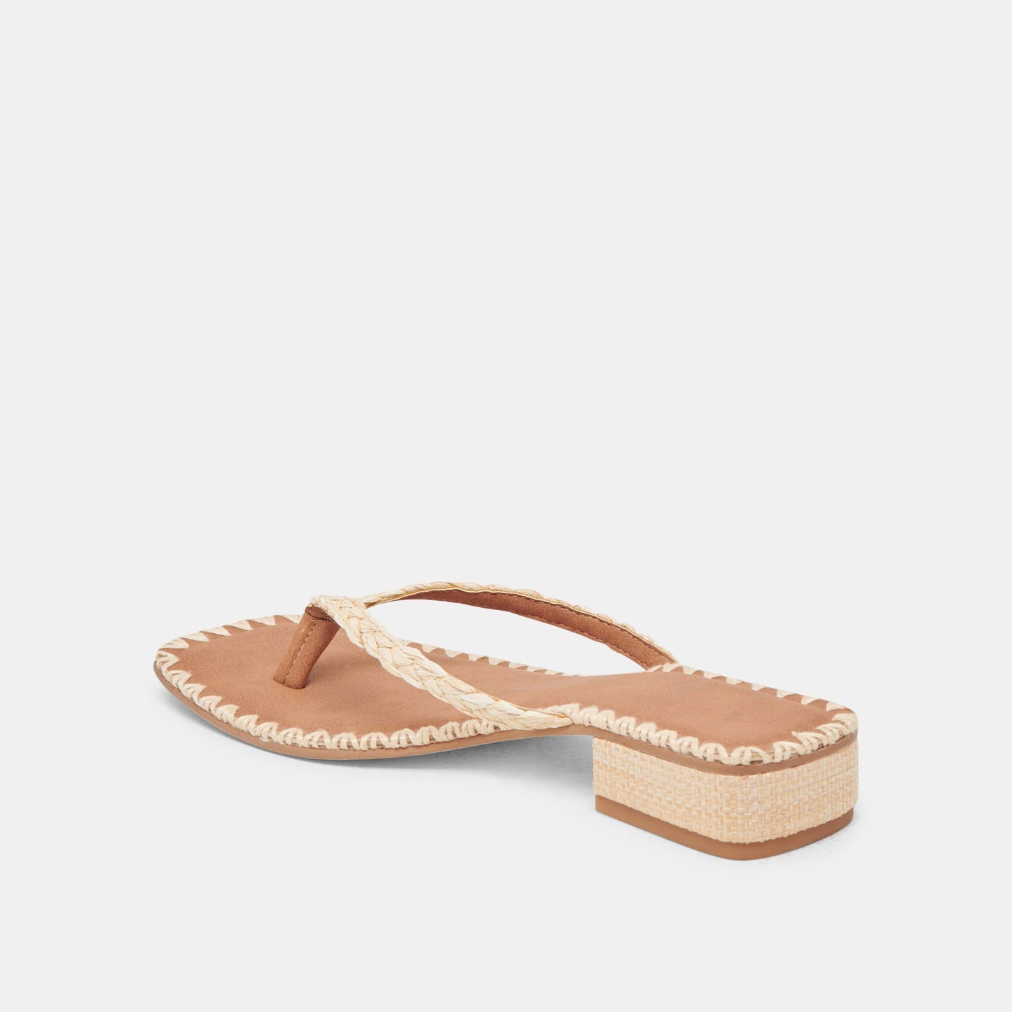 BARTY SANDALS LT NATURAL RAFFIA - Dolce Vita