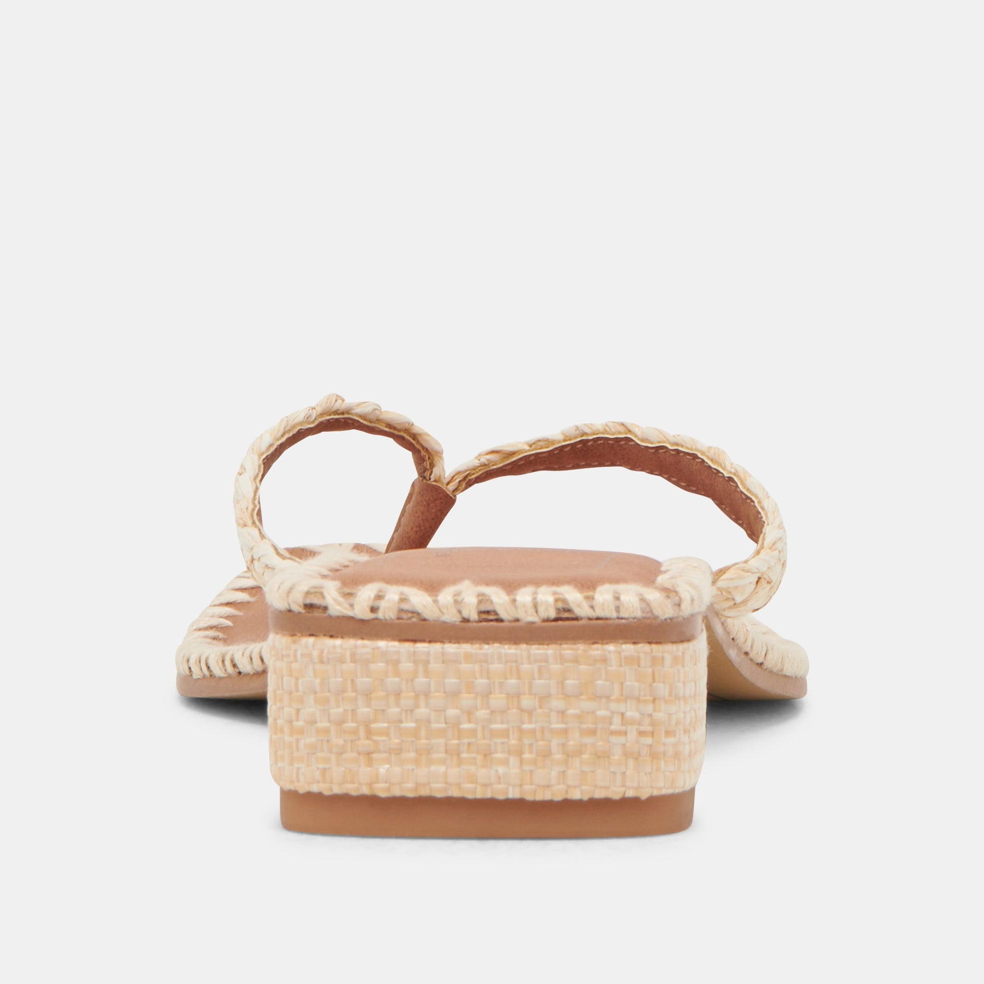 BARTY SANDALS LT NATURAL RAFFIA - Dolce Vita