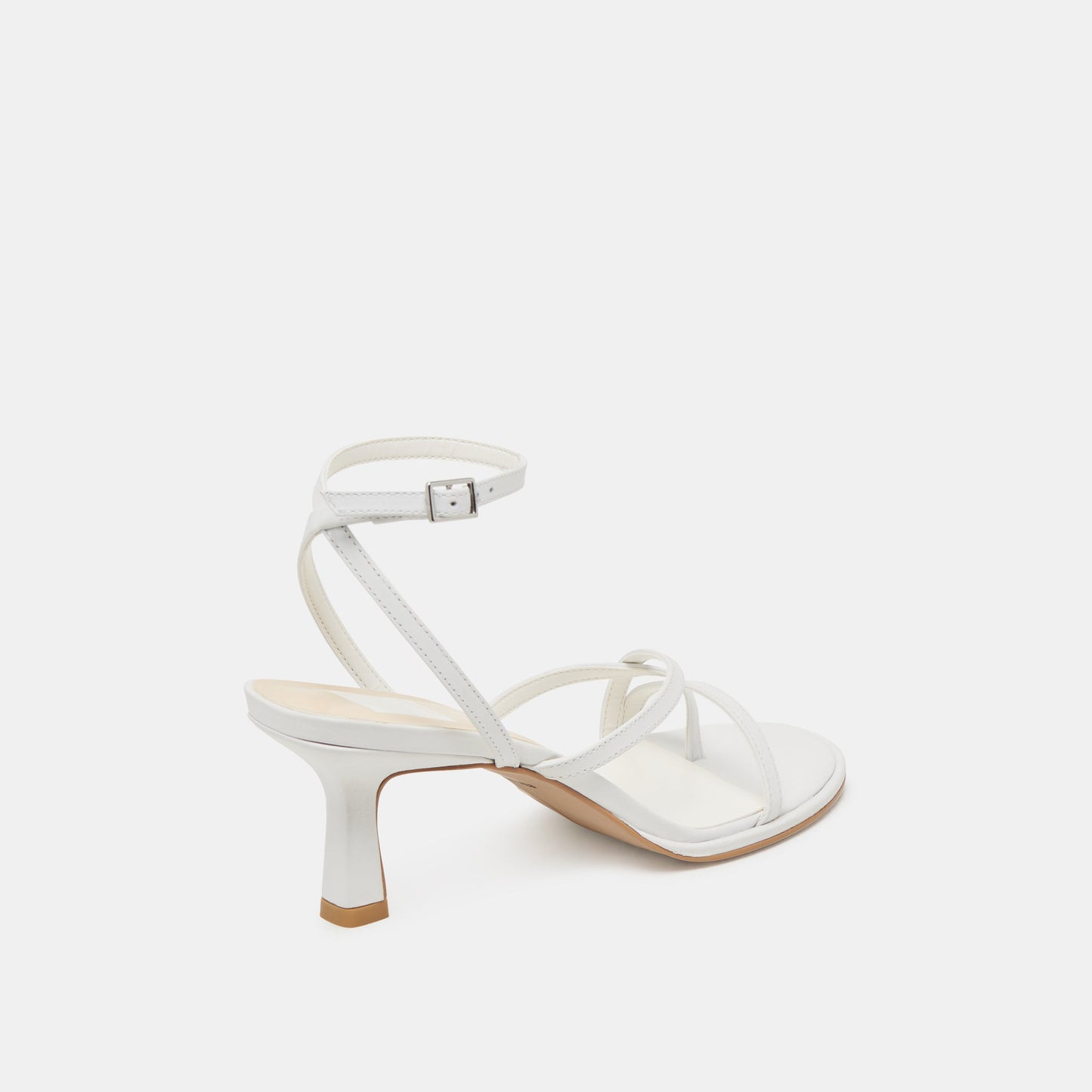 MORAH HEELS TRUE WHITE LEATHER - Dolce Vita